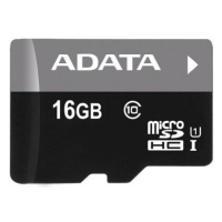 ADATA MicroSDHC pamäťová karta 16GB s adaptérom