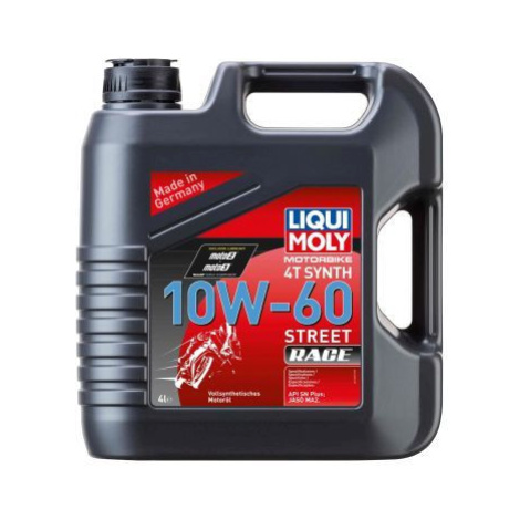 LIQUI MOLY Motorový olej Motorbike 4T Synth 10W-60 Street Race, 1687, 4L