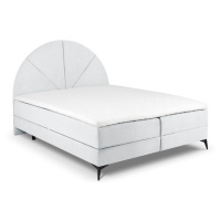 Svetlosivá boxspring posteľ s úložným priestorom 180x200 cm Sunset – Cosmopolitan Design