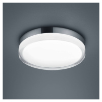 Stropné svietidlo Helestra Tana LED, chróm, Ø 28 cm