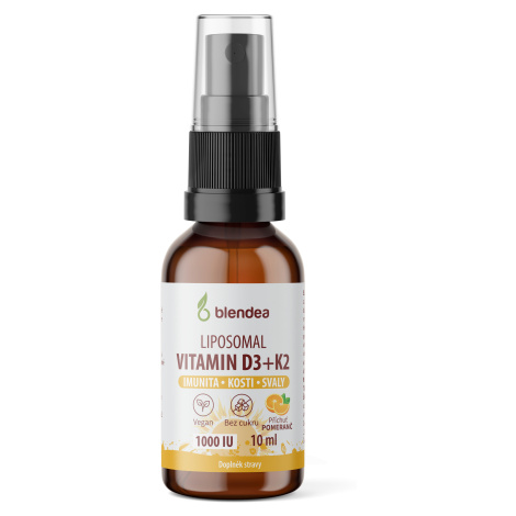 BLENDEA Lipozomálny Vitamín D3+K2 sprej 10 ml