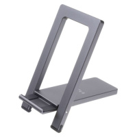 Hliníkový stojan FIXED Frame Pocket na stôl pre mobilné telefóny, space gray