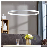 Závesné svietidlo Arcchio Albiona LED, biele, 80 cm