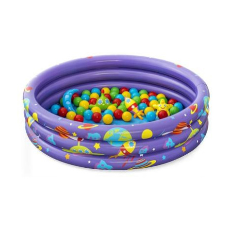 Bestway Nafukovací bazénik Intergalactic surprise s balónikmi (50ks), 102x25 cm