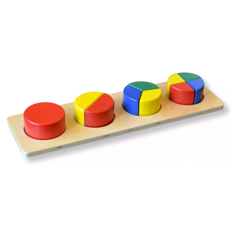 Moyo Montessori Moyo Montessori Rôznofarebné kruhové tehly
