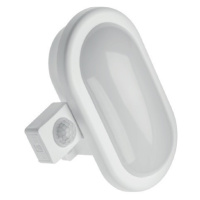 Svietidlo LED 6W, 4000K,400lm, IP54,120°, PIR, ABS/PC-biela, VS-F, 171x70mm, DELTA (GTV)