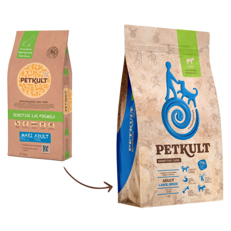 Petkult Dog Large Adult Lamb/Rice - 2 x 12kg