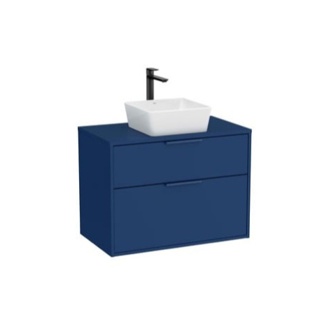 Modré skrinky pod umývadlo