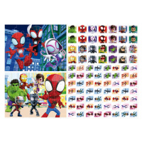Superpack 4v1 Spidey and his amazing friends Educa domino pexeso a puzzle s 25 a 50 dielikmi