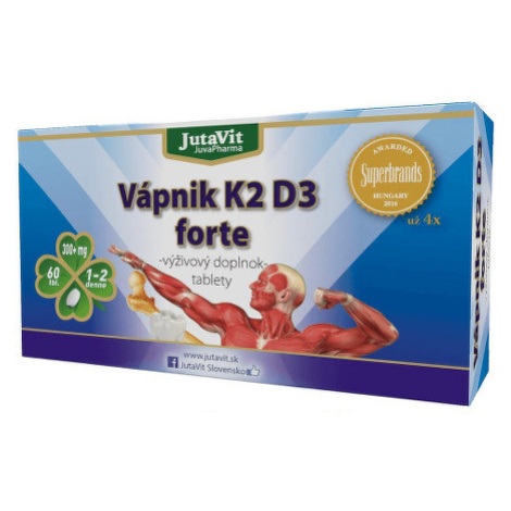 JUTAVIT Vápnik K2 D3 forte 60 tabliet