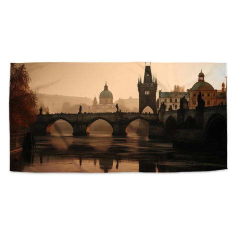 Uterák Praha Karlov most 1 - 70x140 cm