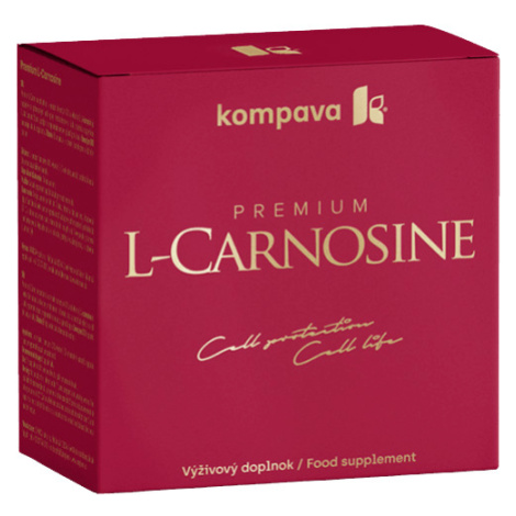 KOMPAVA Premium L-Carnosine 60 kapsúl + Darček ACIDO FIT pomaranč 10ks