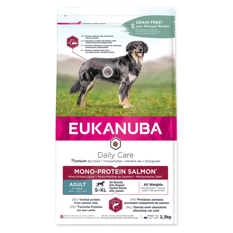 Krmivo EUKANUBA Daily Care Adult Mono Protein Salmon 2,3kg