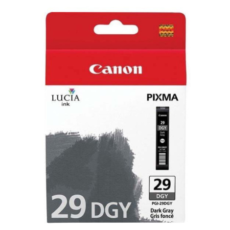 Canon PGI-29DGY, 4870B001 tmavo sivá (dark grey) originálna cartridge