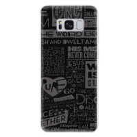 Odolné silikónové puzdro iSaprio - Text 01 - Samsung Galaxy S8