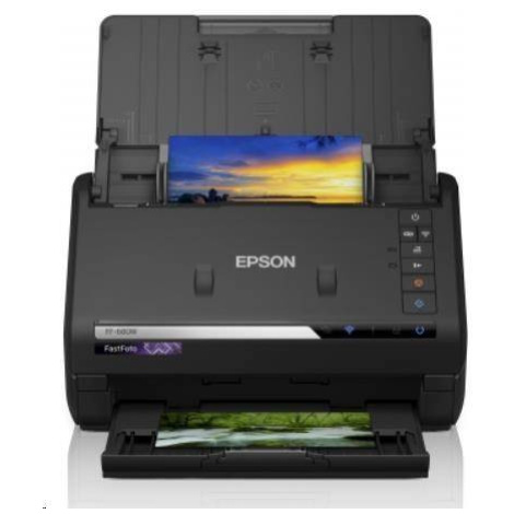 Skener EPSONFastFoto FF-680W, A4, 600x600 dpi, 24 bitov farebnej hĺbky, USB 3.0, Bezdrôtová sieť