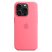 Originál Apple Silikónový kryt s MagSafe pre iPhone 15 Pro Pink, MWNJ3ZM/A