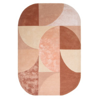 Ružový vlnený koberec 200x300 cm Earth – Asiatic Carpets