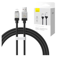 Kábel Fast Charging cable Baseus USB-A to Lightning Coolplay Series 1m, 2.4, black (693217262672