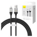 Kábel Fast Charging cable Baseus USB-A to Lightning Coolplay Series 1m, 2.4, black (693217262672