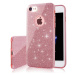 Silikónové puzdro na Samsung Galaxy A71 Glitter 3v1 ružové