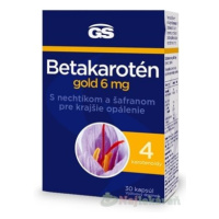 GS Betakarotén gold 6 mg s nechtíkom a šafranom 30 ks