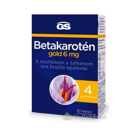 GS Betakarotén gold 6 mg s nechtíkom a šafranom 30 ks