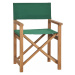 Režisérska stolička teakové drevo Dekorhome Modrá,Režisérska stolička teakové drevo Dekorhome Mo