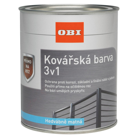 OBI Kováčska farba matná zelená 750 ml