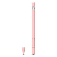 Apple Pencil 1 silikónové puzdro s 2 krytkami, Tech-Protect, ružové