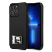 Kryt Karl Lagerfeld KLHCP13X3DKPK iPhone 13 Pro Max 6,7" black hardcase Ikonik Patch (KLHCP13X3D