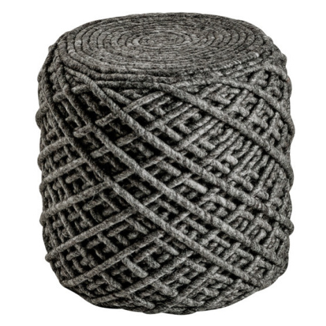 Sedací vak ROYAL POUF POR 888 Graphite - 40 x 40 x 40 cm cm Obsession koberce