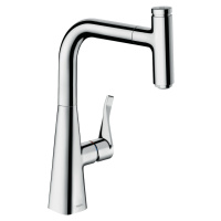 Hansgrohe Metris Select, drezová batéria s výsuvnou koncovkou, chrómová, HAN-14857000