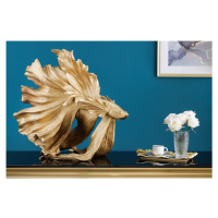 Dekoračná socha rybka TEJE 65 cm Dekorhome Zlatá,Dekoračná socha rybka TEJE 65 cm Dekorhome Zlat