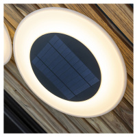 Solárne nástenné svietidlo Newgarden Wally LED, Ø 39 cm