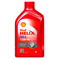 SHELL Motorový olej Helix HX3 15W-40, 550046596, 1L