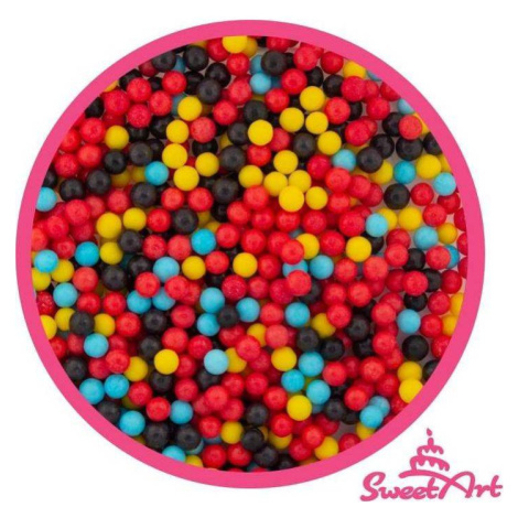 SweetArt cukrové perly Cars mix 5 mm (80 g) - dortis - dortis