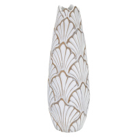 Biela vysoká váza z polyresínu 55 cm Panama – Mauro Ferretti