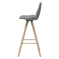 Dkton Dizajnová barová stolička Nerea, šedá
