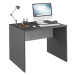 PC stôl, grafit/biela, RIOMA NEW TYP 12