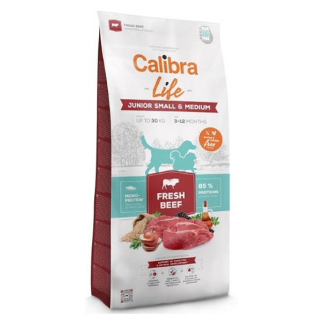 Calibra Dog Life Junior Small & Medium Fresh Beef granule pre psy 2,5kg