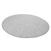 Sivý okrúhly koberec ø 200 cm Wolly – BT Carpet