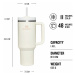 STANLEY Quencher H2.O FlowState Tumbler 1180 mlCream Tonal