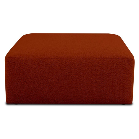 Modul pohovky z textílie buklé v tehlovej farbe Roxy – Scandic