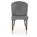 HALMAR K446 jedálenská stolička sivá / čierna
