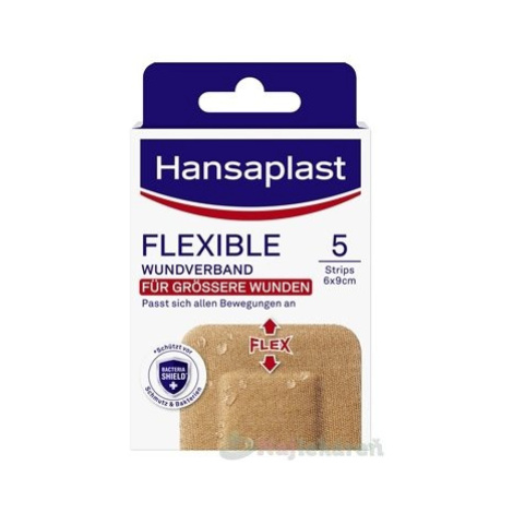 Hansaplast FLEXIBLE XXL náplasť elastická, 6x9cm 5ks