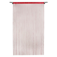 Červený záves do dverí 100x200 cm String – Mendola Fabrics