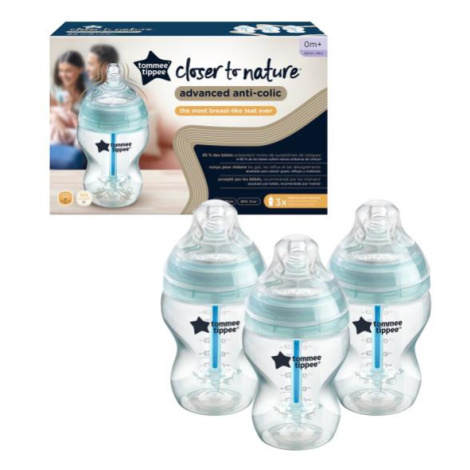 Set dojčenských fliaš advanced ANTI-COLIC, 260 ml, 3ks TOMMEE TIPPEE