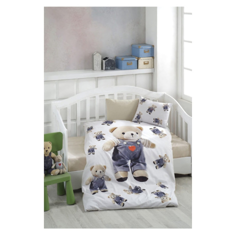 Štvordielne bavlnené detské obliečky do postieľky s plachtou 100x150 cm – Mila Home