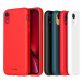 Silikonové puzdro na Apple iPhone 11 Pro Max ARAREE Typoskin červené